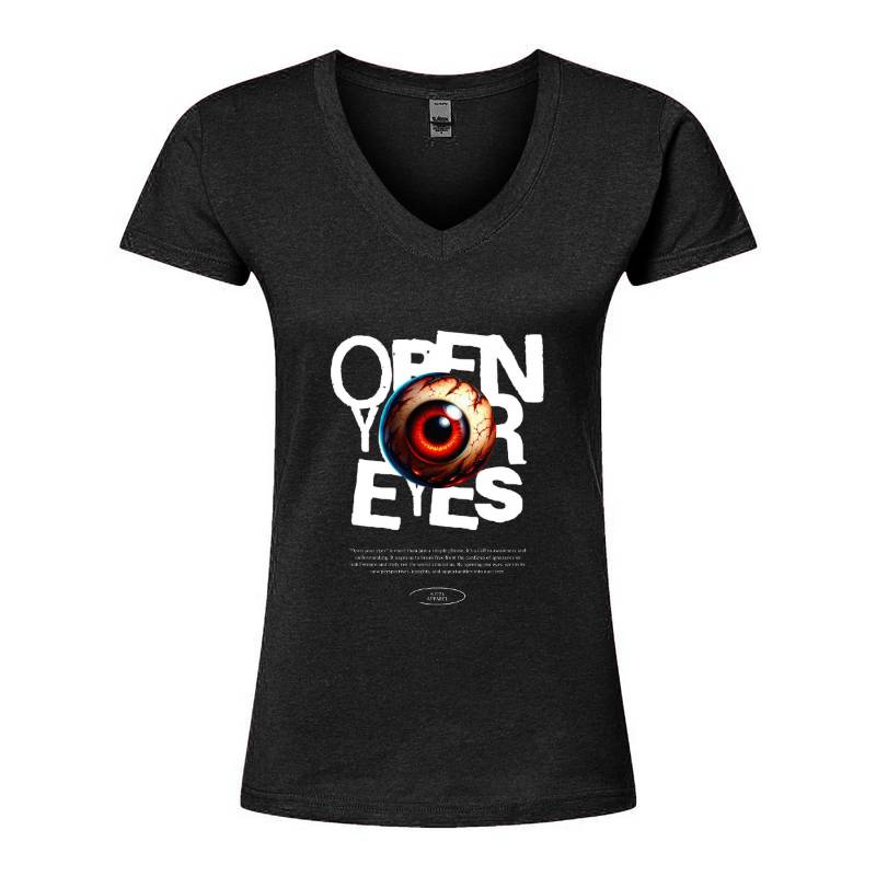 Open Your Eyes V-Neck T-Shirt