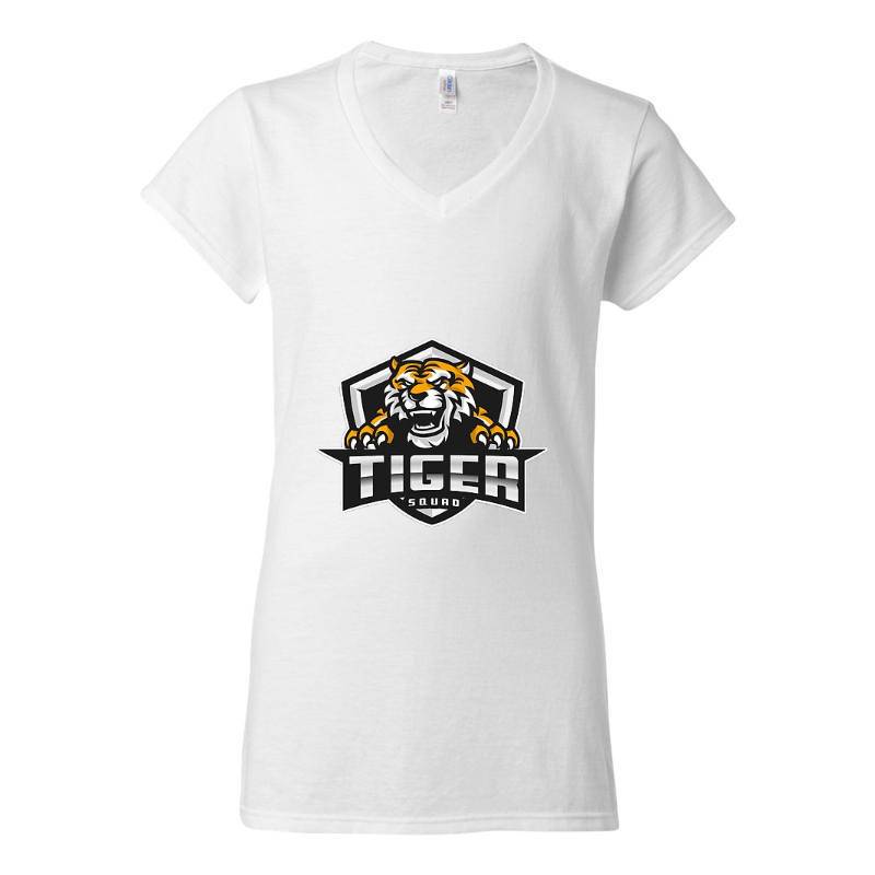 Tiger V-Neck T-Shirt