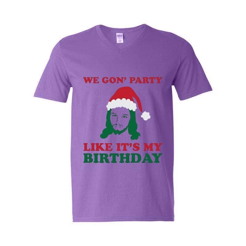 Cristmas Santa V-Neck T-Shirt