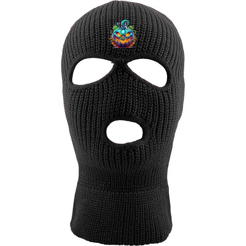 Scary Pumpkin Three hole mask
