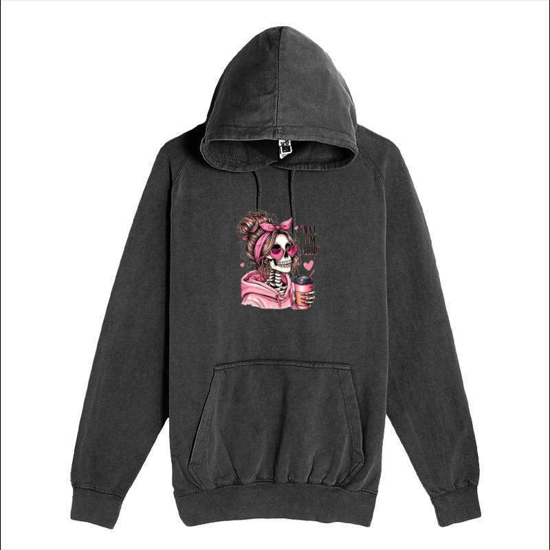 I am good Skull Hoodie