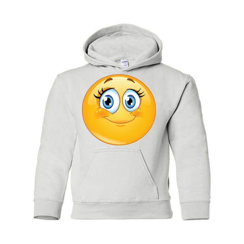 Cute Smiley Emoji Hooded Sweatshirt