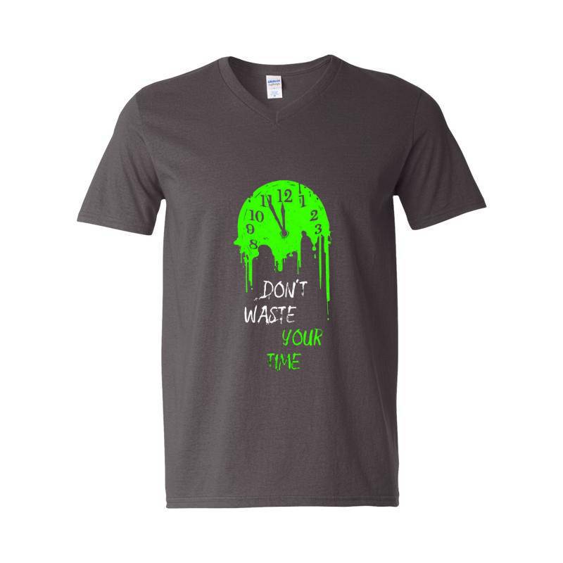 Don't Waste Your Time V-Neck T-Shirt