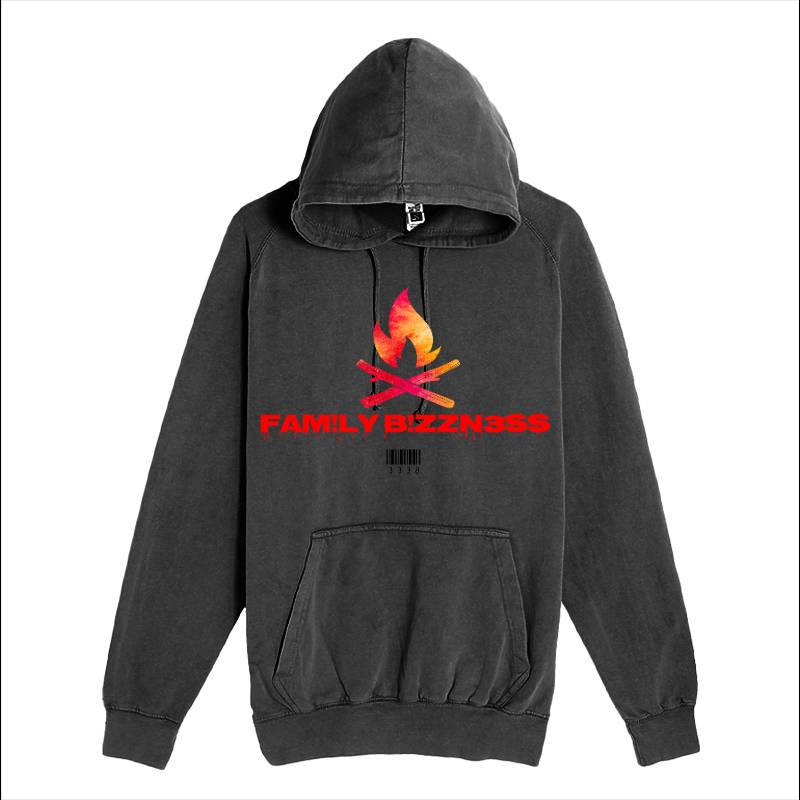 Black T Shirt Him Hoodie