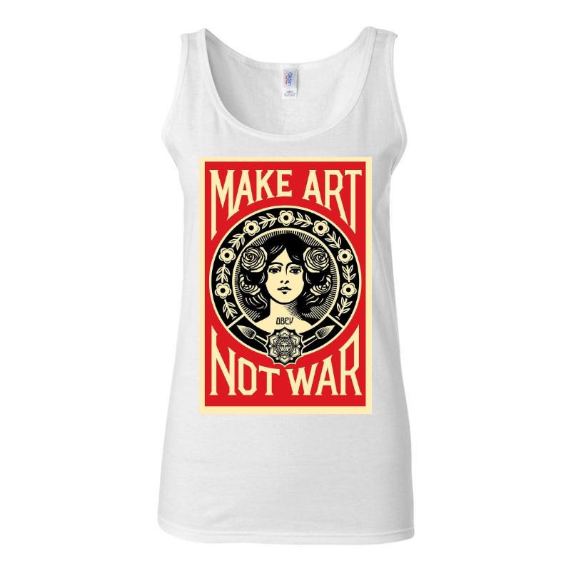 Make Art Not War Tank Top T-Shirt