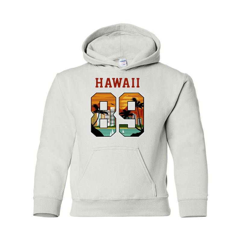 Hawaii 89 Hooded Sweatshirt