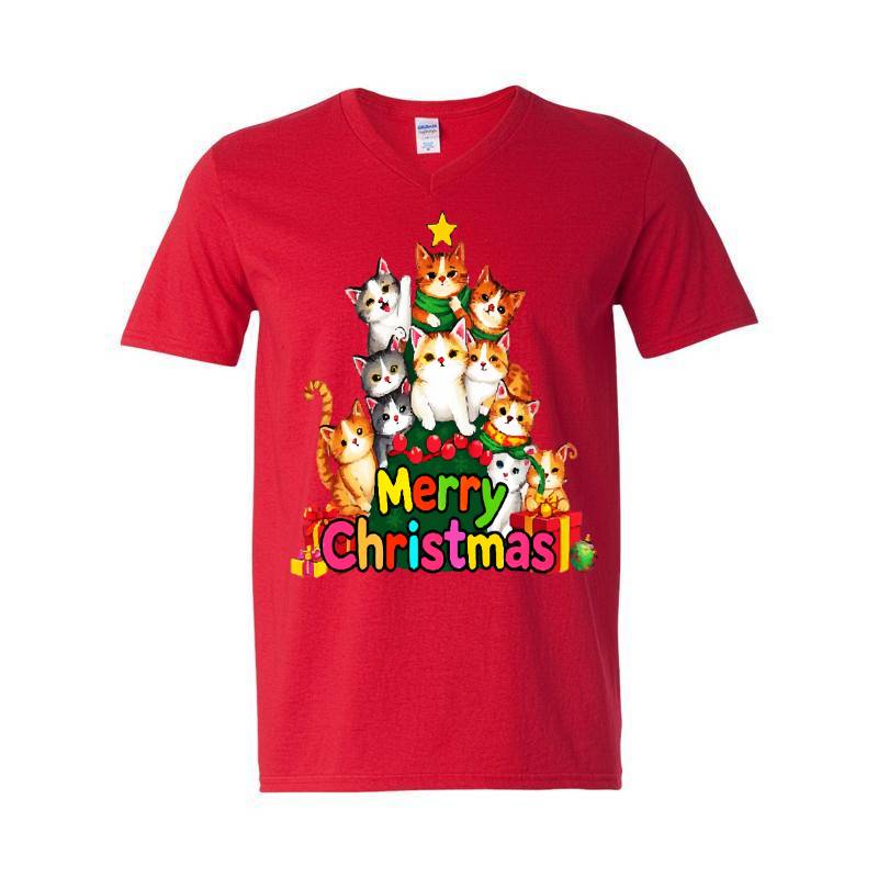 Merry Christmas V-Neck T-Shirt