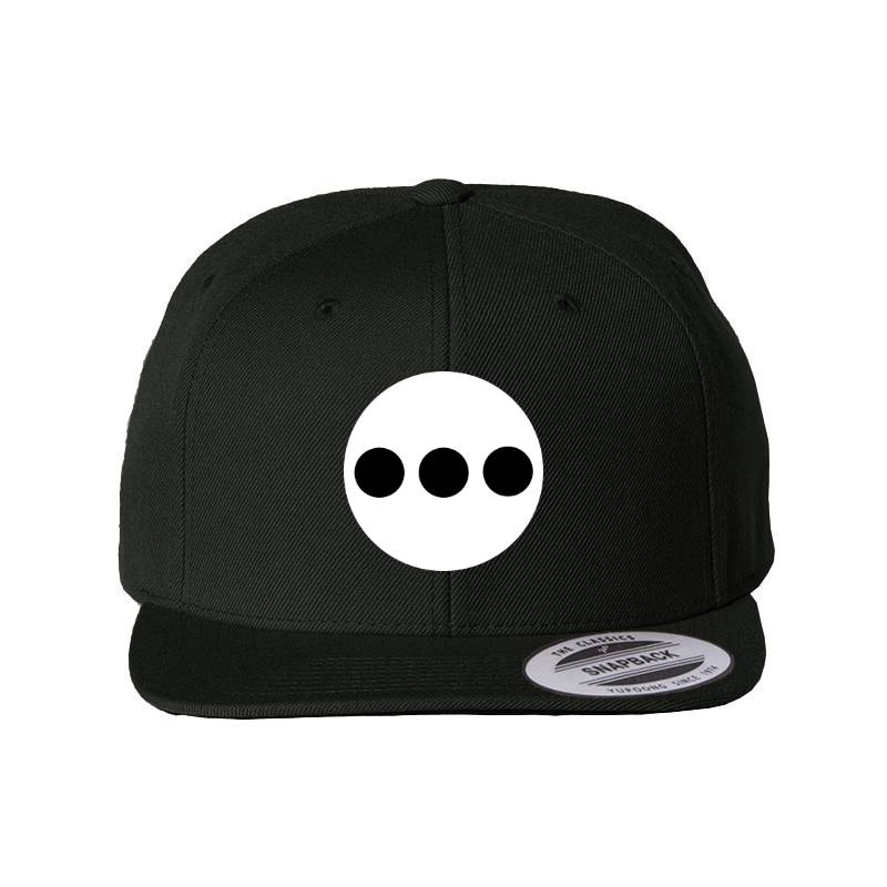 3 Dot Snapback Cap