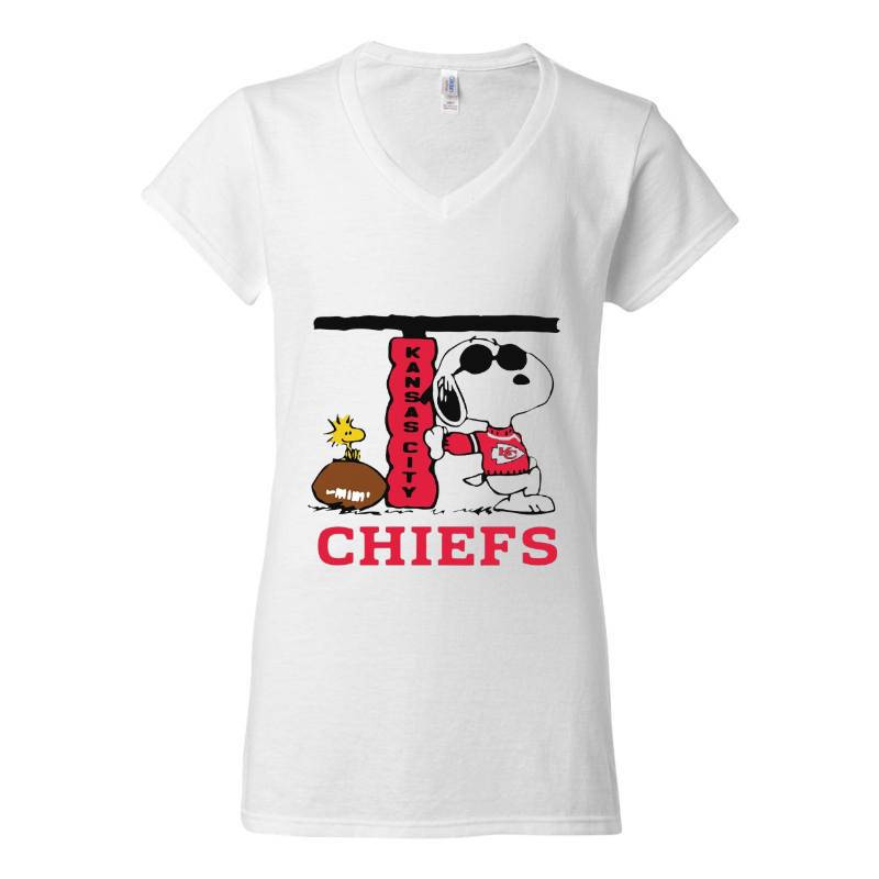 Kansas City Chiefs V-Neck T-Shirt