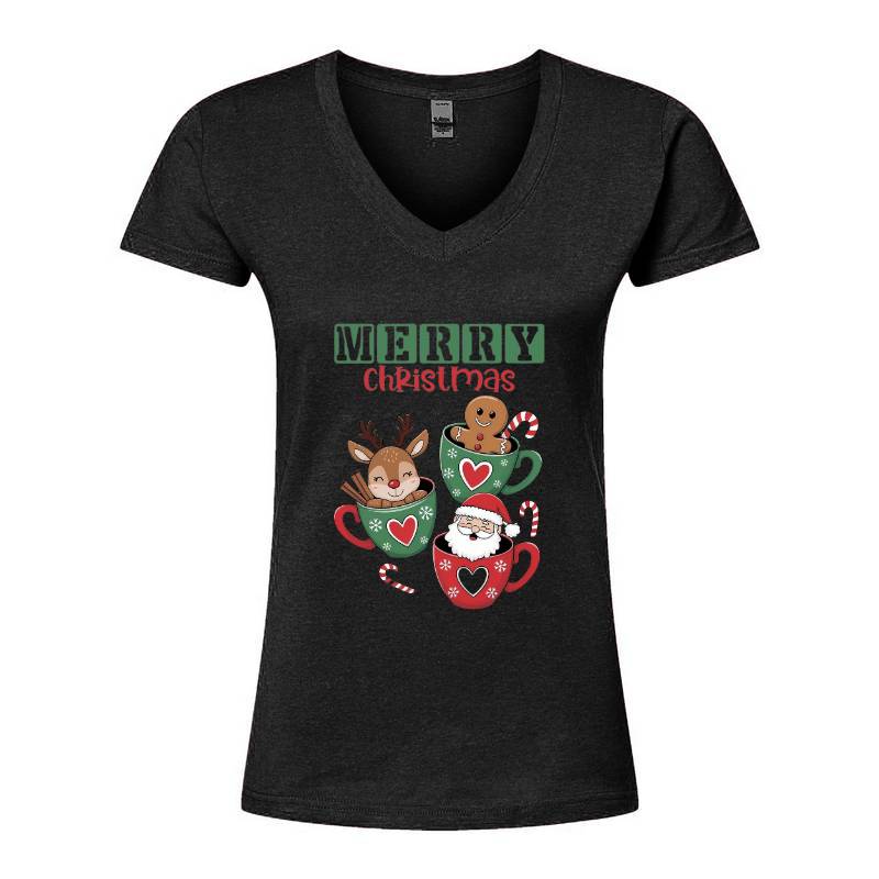 Merry Cristmas V-Neck T-Shirt