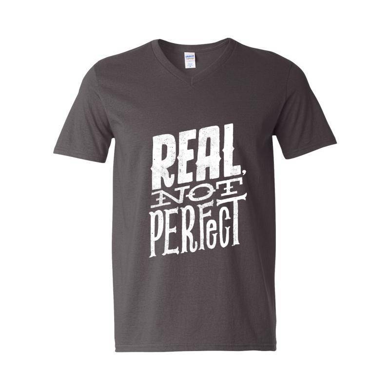 Real Not Perfect V-Neck T-Shirt