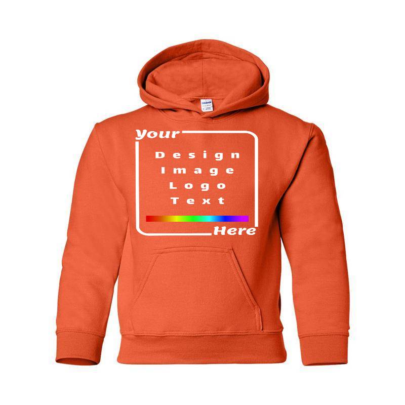 Your Design Here Multi Color Hooded Sweatshirt