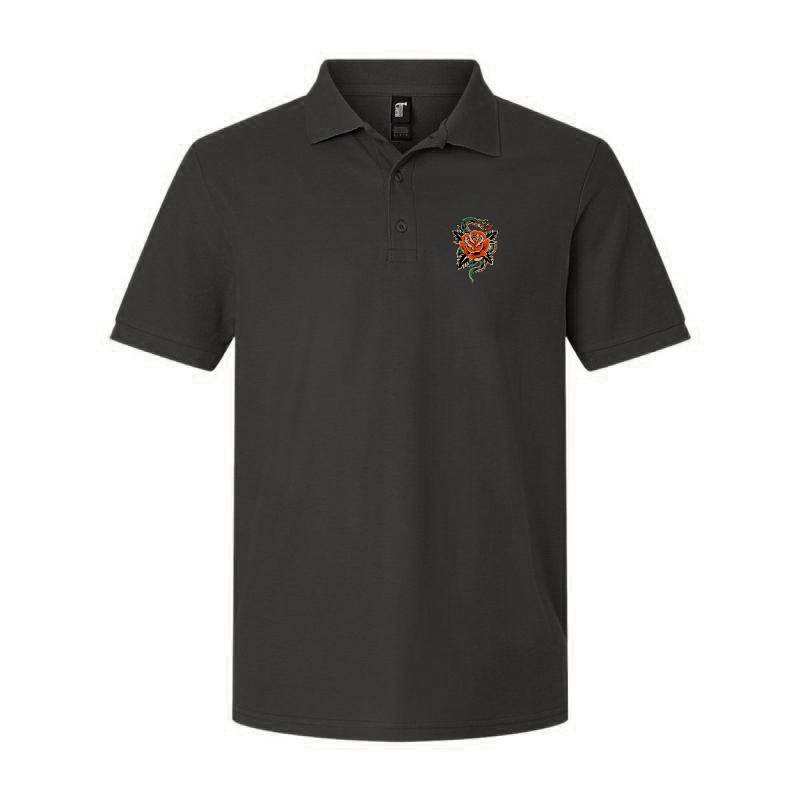 Rose and Snake Polo T-Shirt