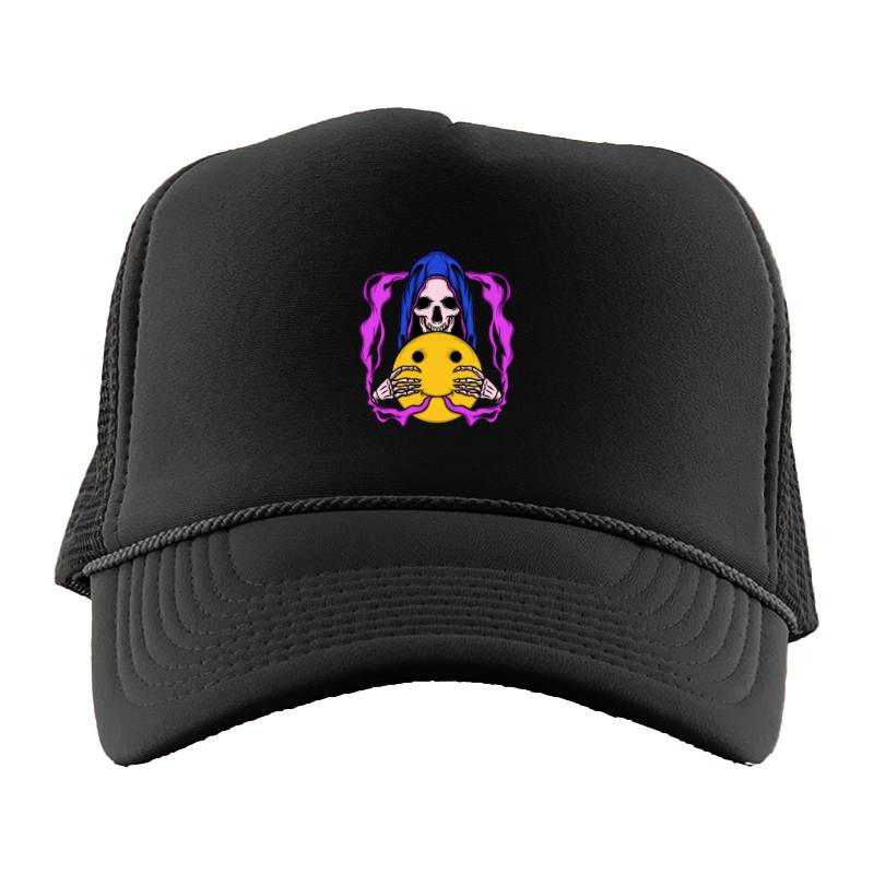 Witch Skull Trucker Hat