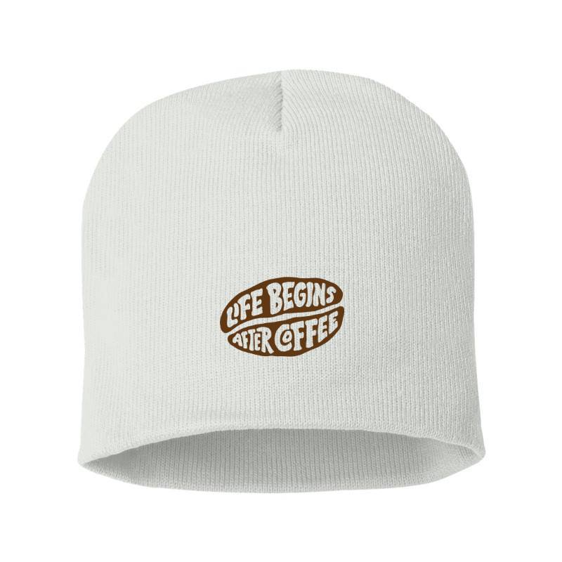 Life Begins After Coffee Beanie
