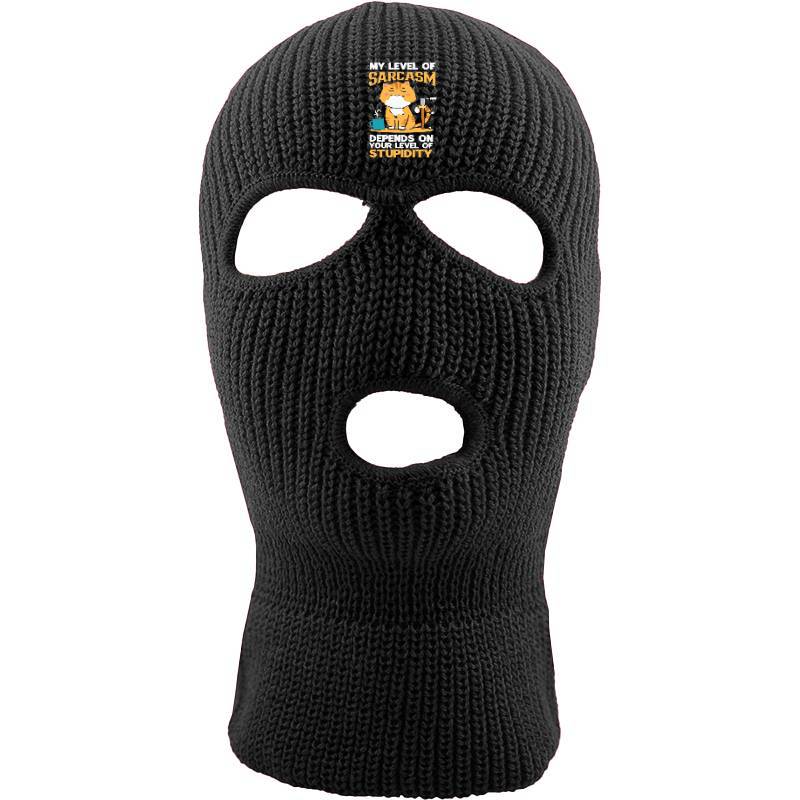 Sarcasm Three hole mask