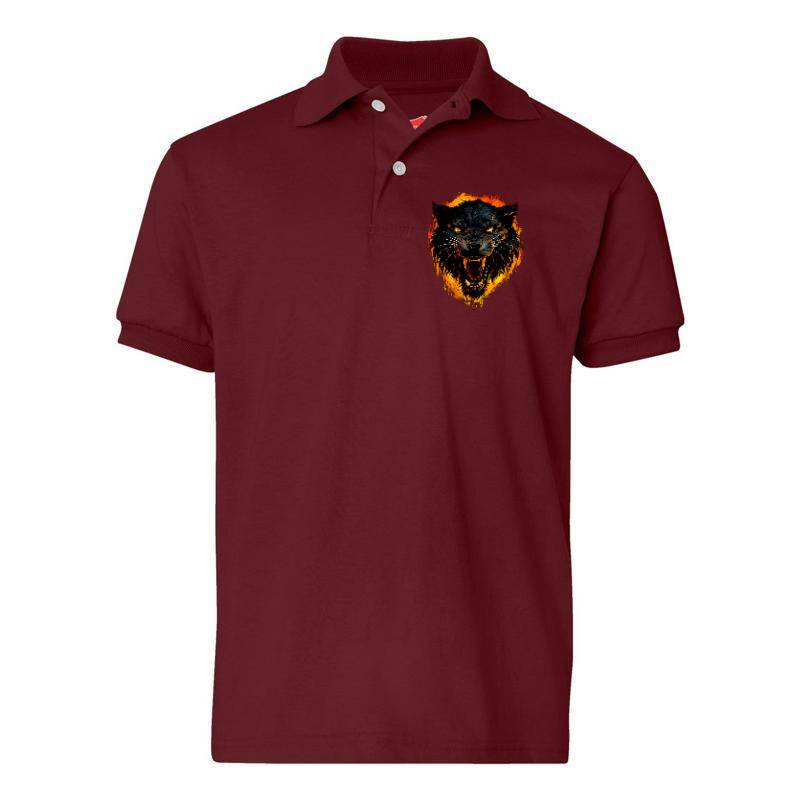 Night Wolf Ladies Fitted Polo T-Shirt