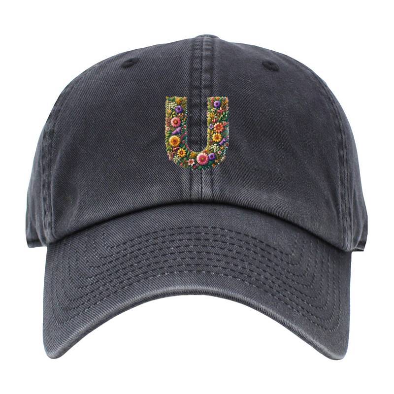 Letter U Baseball Cap