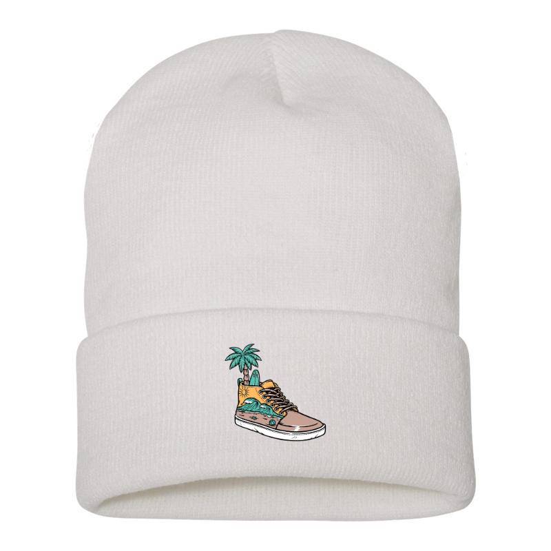 Palm and surf Beanie