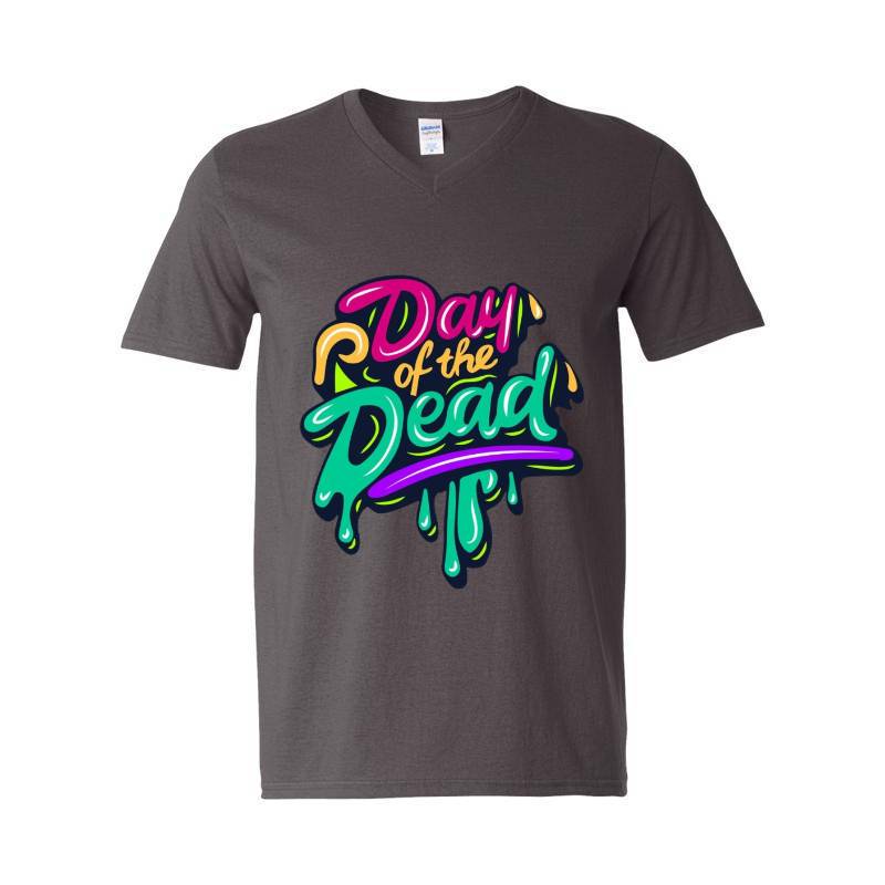 Day Of The Dead V-Neck T-Shirt