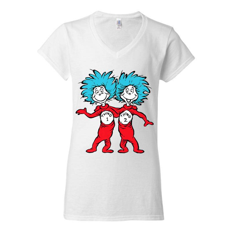 Thing And Thing V-Neck T-Shirt