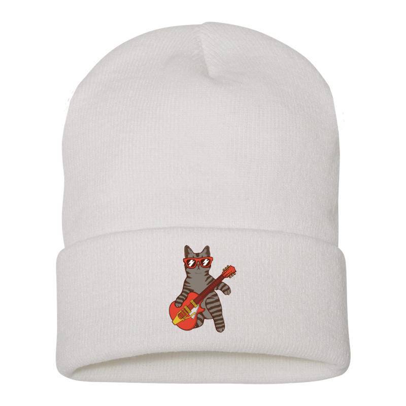 Cat Guitar Beanie