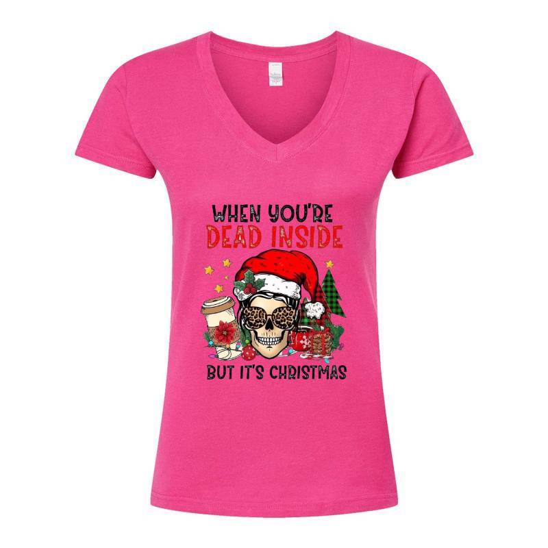 Cristmas Santa V-Neck T-Shirt