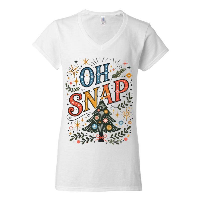 Oh Snap V-Neck T-Shirt