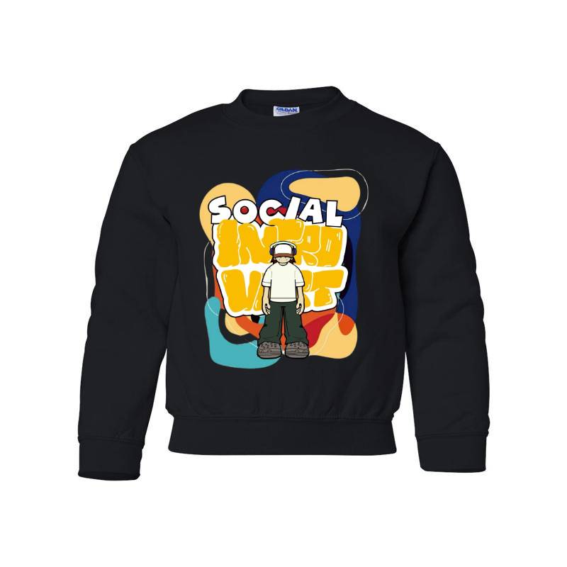 Social Introvert Youth Crewneck Sweatshirt 