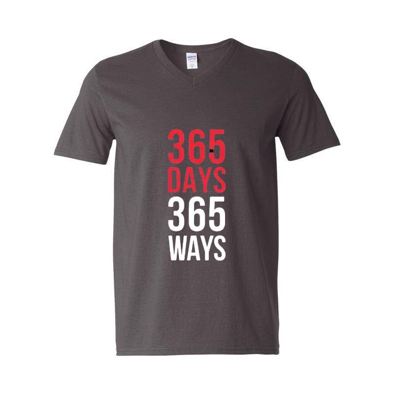 365 Days 365 Ways V-Neck T-Shirt