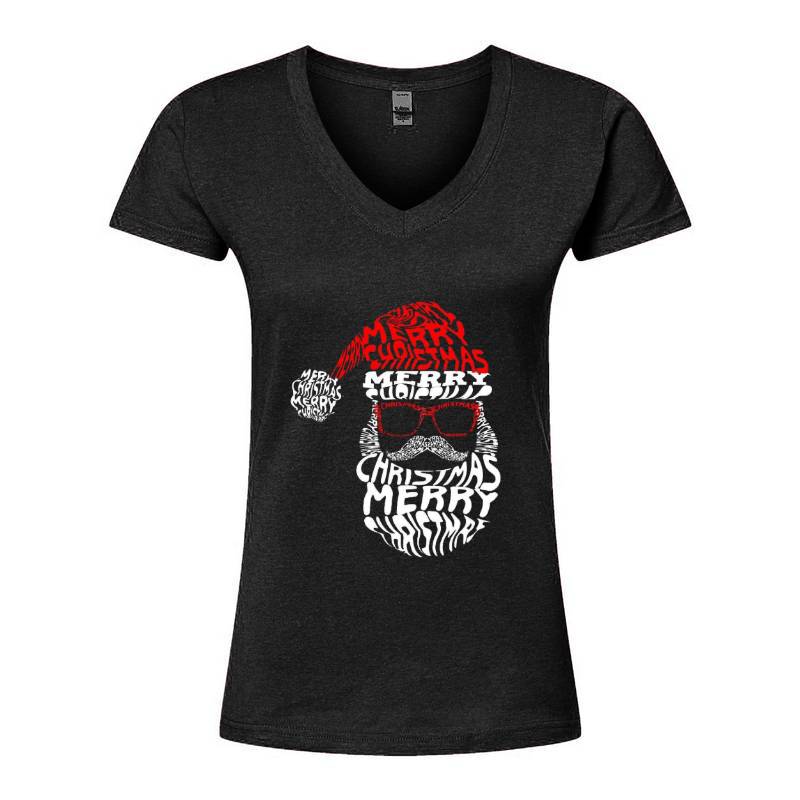 Santa V-Neck T-Shirt