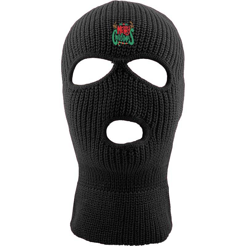 Merry Cristmas Three hole mask
