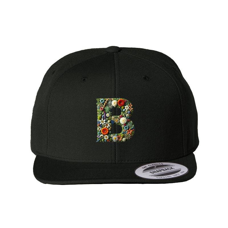 Letter B Snapback Cap
