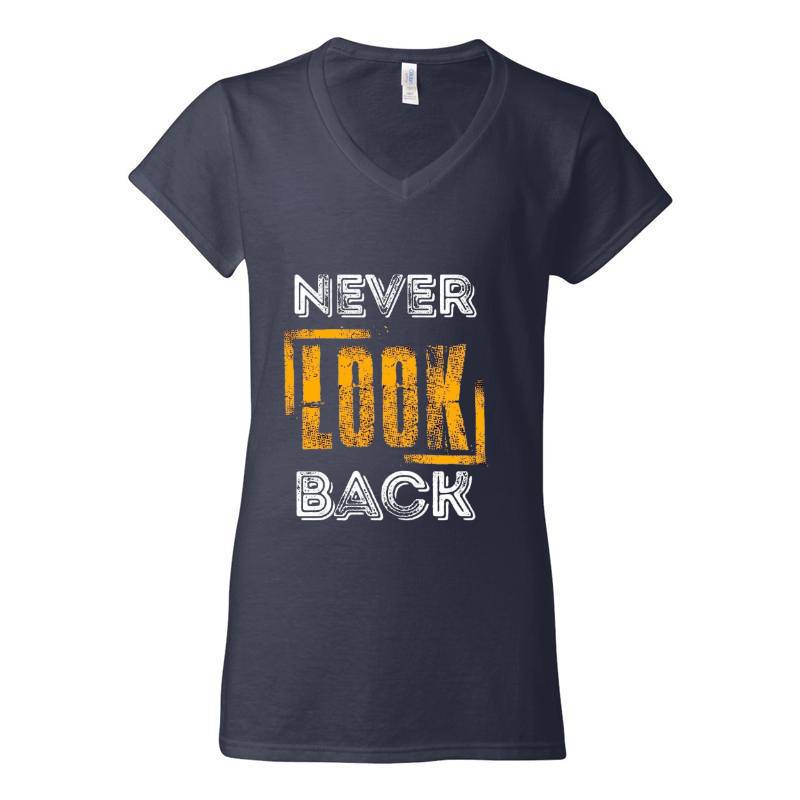Never Look Back V-Neck T-Shirt
