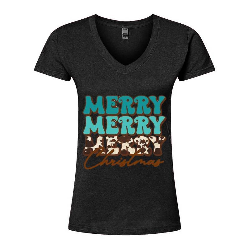 Merry Cristmas V-Neck T-Shirt