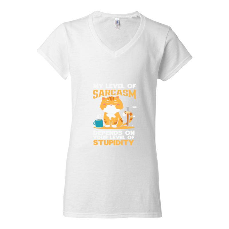 Sarcasm V-Neck T-Shirt