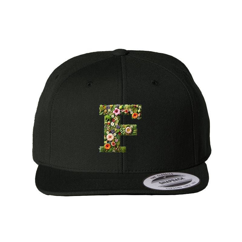 Letter F Snapback Cap