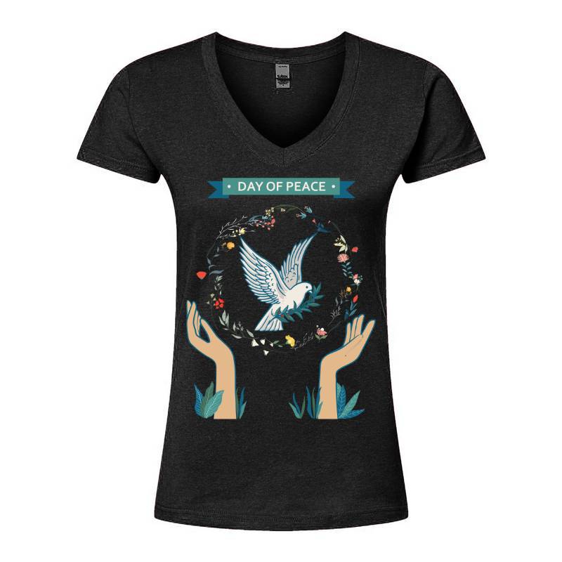 Pigeon  V-Neck T-Shirt