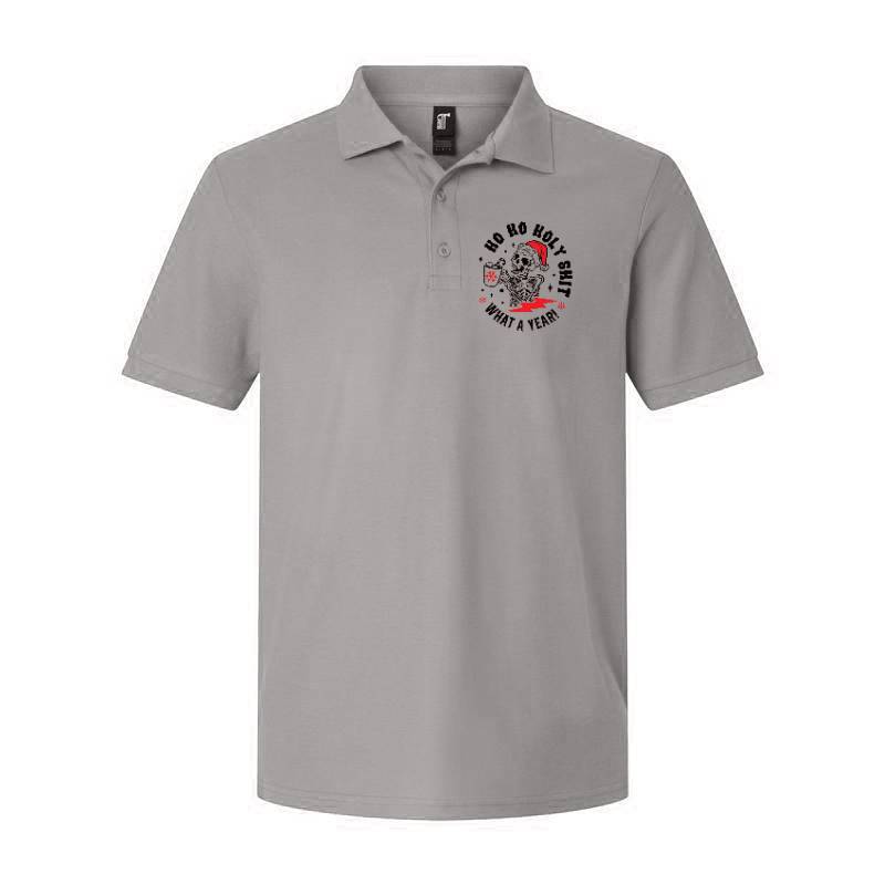 Ho Ho Ho Skull Polo T-Shirt