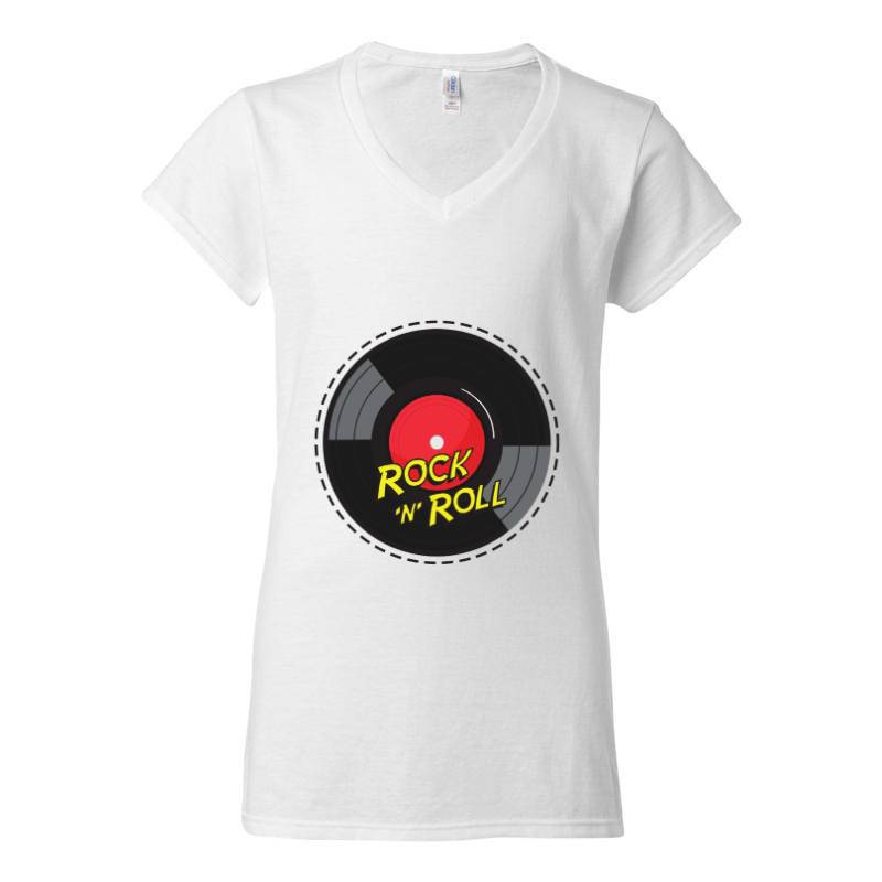 Rock N Roll V-Neck T-Shirt