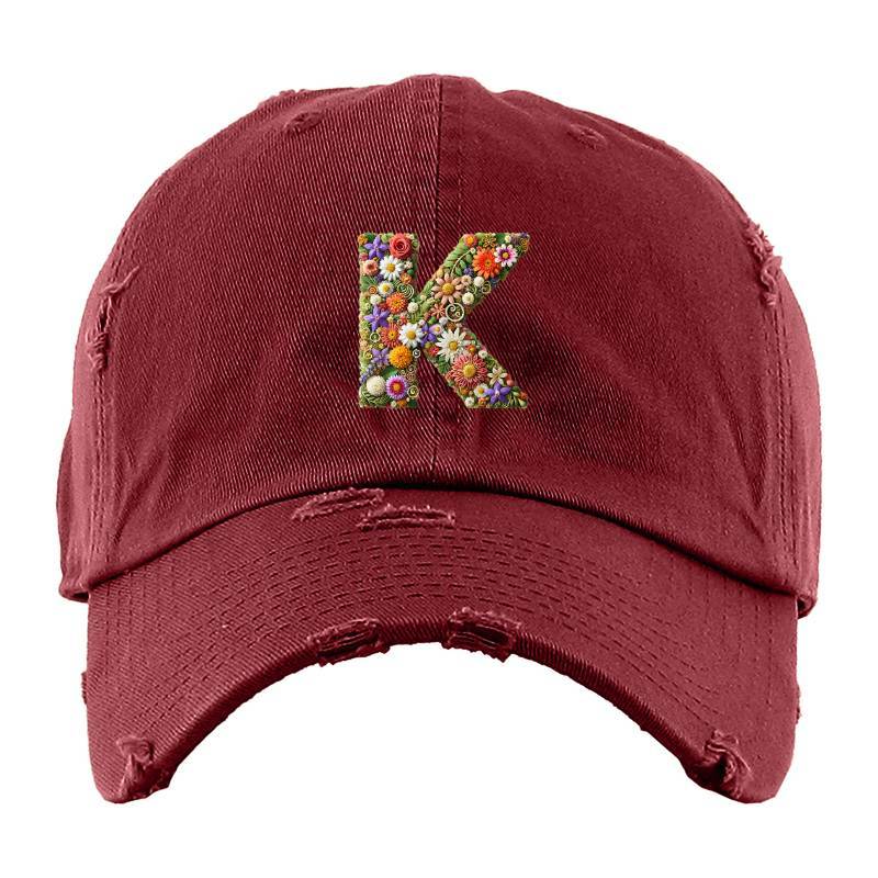 Letter K Baseball Cap