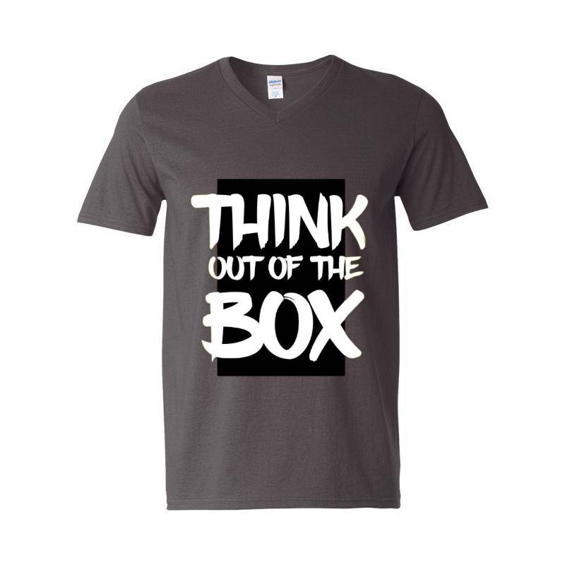 Think Out Of The Box V-Neck T-Shirt