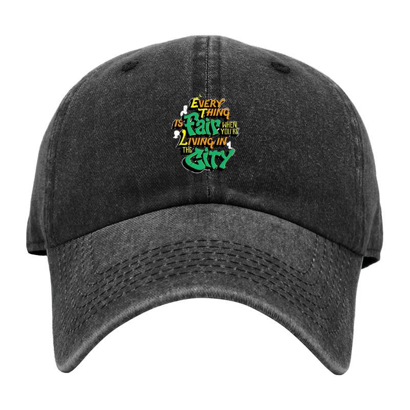 Every Thing is Fair Baseball Cap