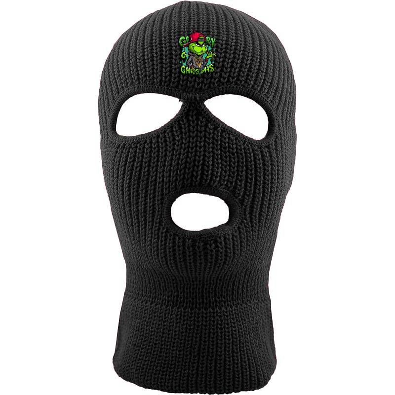 Grinch Christmas Three hole mask