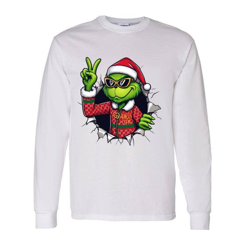 Grinch Peace Long Sleeve Shirt