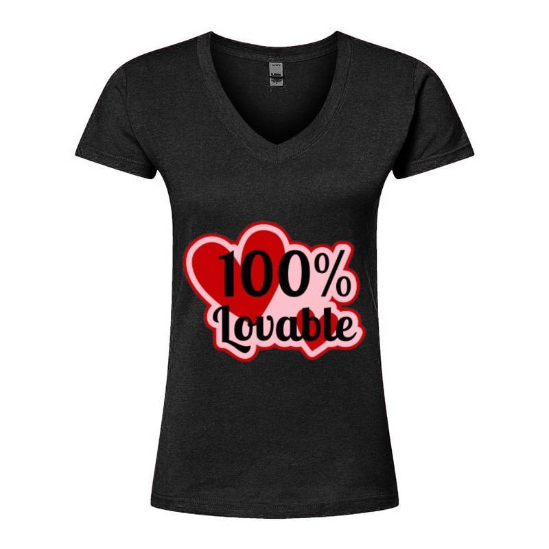 Valentine's Day V-Neck T-Shirt
