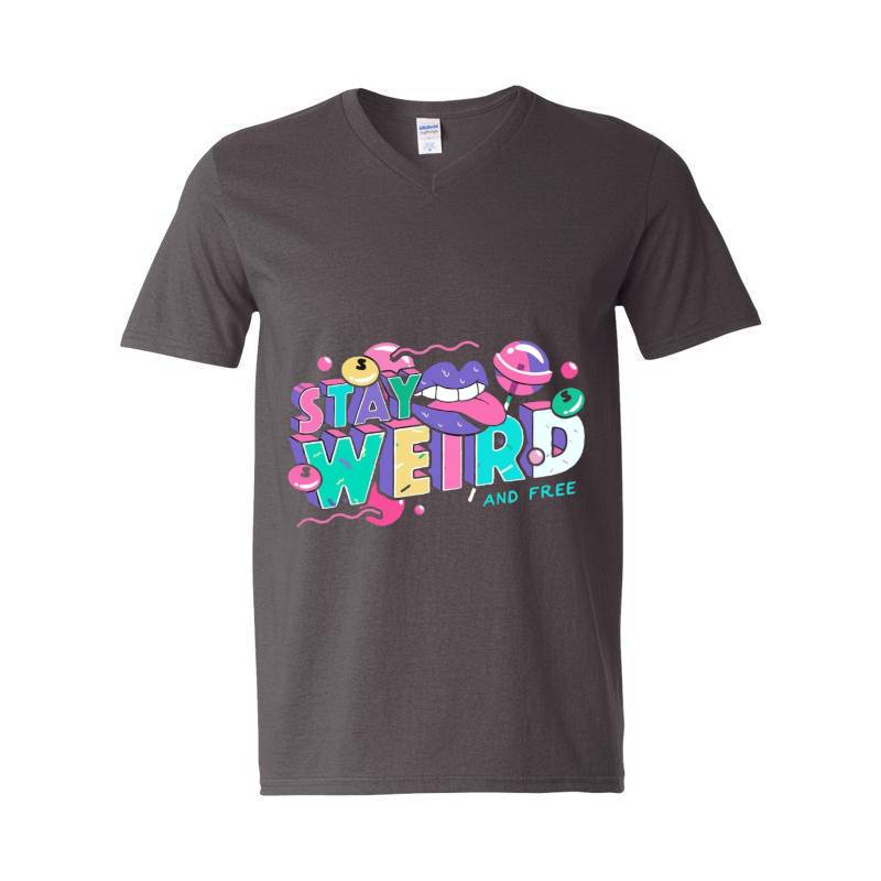 Stay Weird V-Neck T-Shirt
