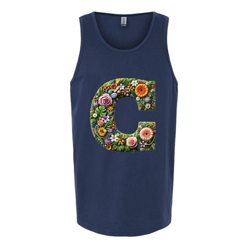 Letter C Tank Top T-Shirt