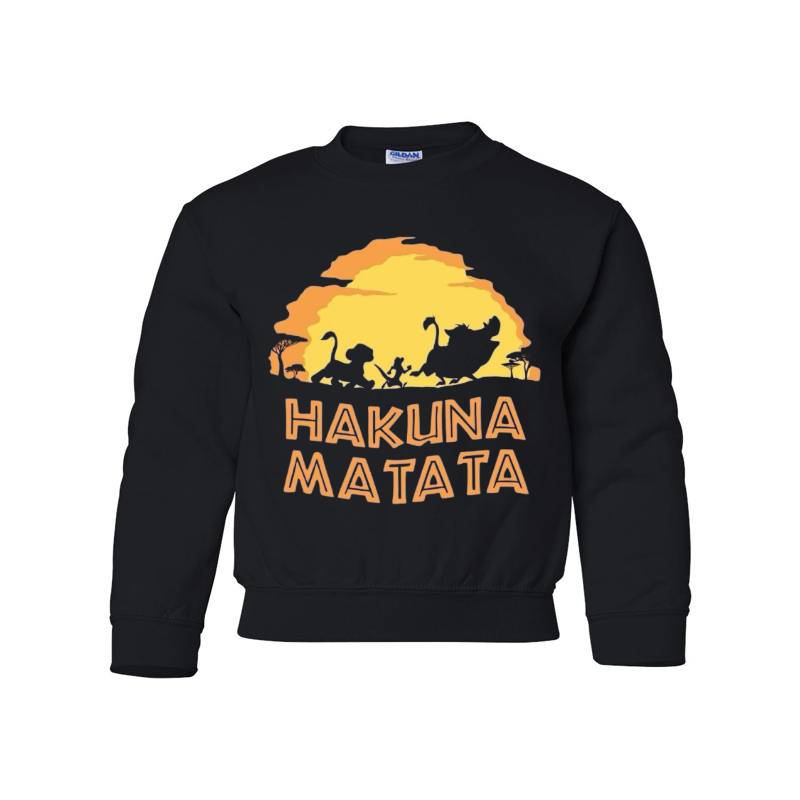 Hakuna Matata Youth Crewneck Sweatshirt 