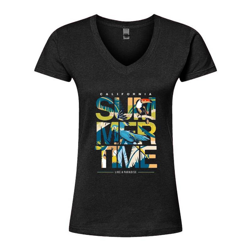 Summer Time V-Neck T-Shirt